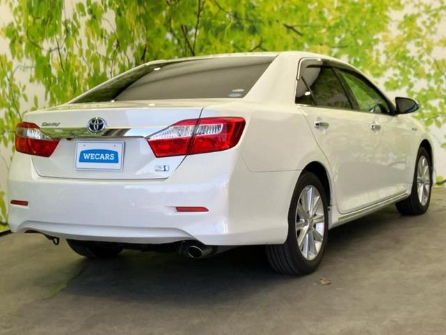 カムリ ハイブリッドＧパッケージ　純正　ＨＤＤナビ／Ｂｌｕｅｔｏｏｔｈ接続／ＥＴＣ／ＥＢＤ付ＡＢＳ／横滑り防止装置／アイドリングストップ／バックモニター／ワンセグＴＶ／ＤＶＤ／エアバッグ　運転席／エアバッグ　助手席／エアバッグ　サイド（3枚目）