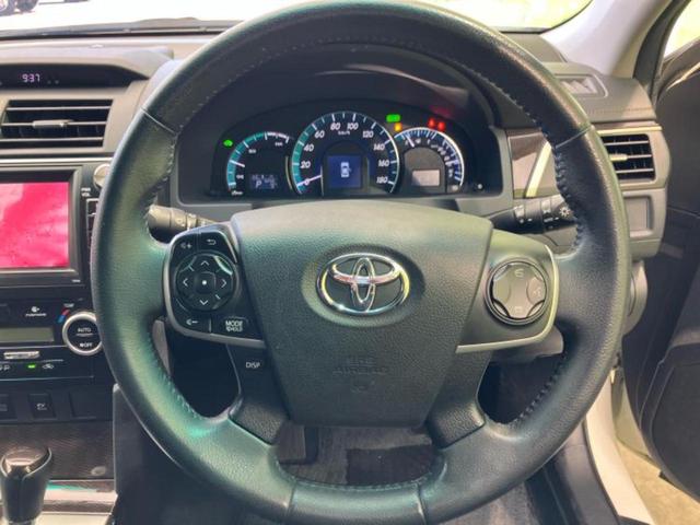 カムリ ハイブリッドＧパッケージ　純正　ＨＤＤナビ／Ｂｌｕｅｔｏｏｔｈ接続／ＥＴＣ／ＥＢＤ付ＡＢＳ／横滑り防止装置／アイドリングストップ／バックモニター／ワンセグＴＶ／ＤＶＤ／エアバッグ　運転席／エアバッグ　助手席／エアバッグ　サイド（14枚目）