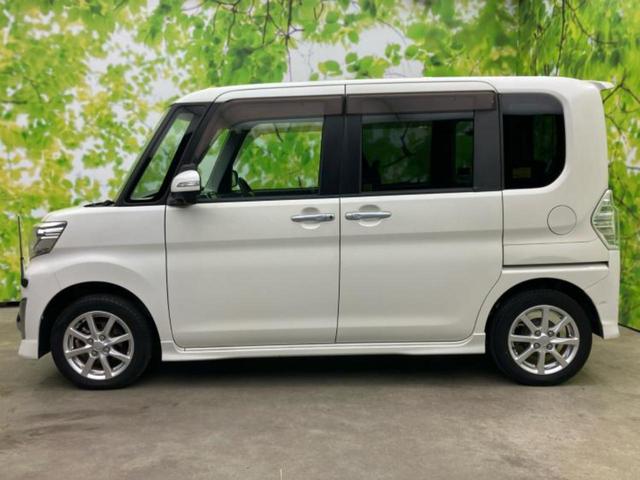 タント カスタムＸ　ＳＡ　新品タイヤ／純正　８インチ　ＳＤナビ／衝突安全装置／両側電動スライドドア／ヘッドランプ　ＬＥＤ／ＵＳＢジャック／Ｂｌｕｅｔｏｏｔｈ接続／ＥＴＣ／ＥＢＤ付ＡＢＳ／横滑り防止装置／アイドリングストップ（2枚目）