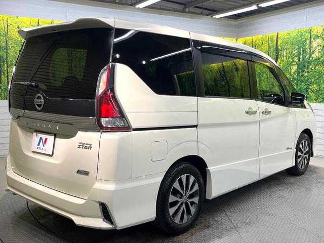 セレナ ハイウェイスター 両側電動スライドドア エマージェンシーブレーキ 禁煙車 SDナビ バックカメラ スマートキー LEDヘッド ETC クルーズコントロール 車線逸脱警報 オートライト 純正16インチアルミホイール(18枚目)