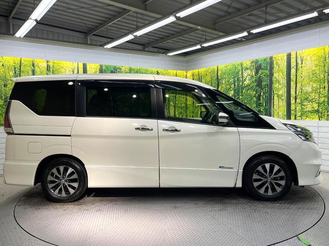 セレナ ハイウェイスター 両側電動スライドドア エマージェンシーブレーキ 禁煙車 SDナビ バックカメラ スマートキー LEDヘッド ETC クルーズコントロール 車線逸脱警報 オートライト 純正16インチアルミホイール(25枚目)