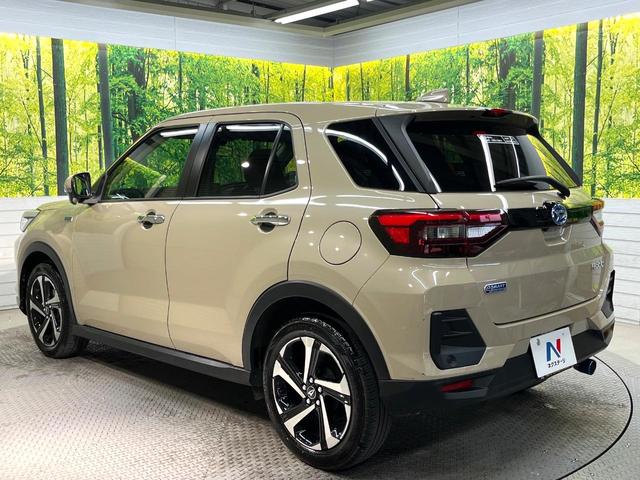 ロッキー プレミアムG HEV 9型ディスプレイオーディオ バックカメラ スマートアシスト レーダークルーズ 禁煙車 ハーフレザーシート シートヒーター コーナーセンサー レーンキープ スマートキー LEDヘッド オートライト(49枚目)