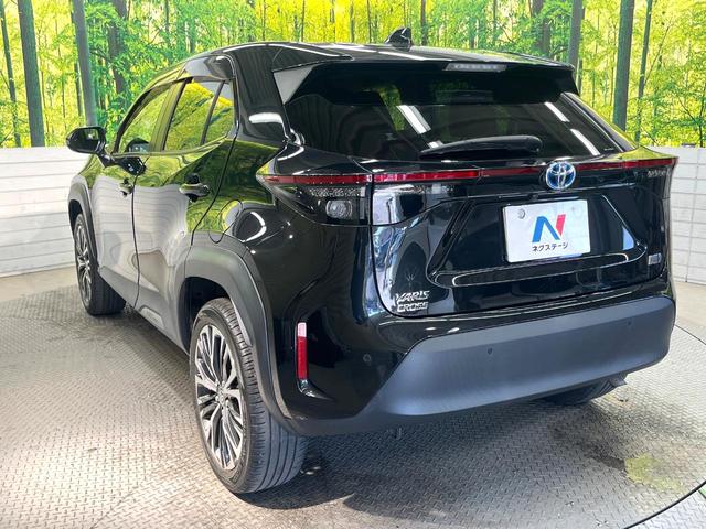 ヤリスクロス ハイブリッドZ 純正ナビ セーフティセンス レーダークルーズ 禁煙車 パノラミックビューモニター パワーバックドア パワーシート シートヒーター クリアランスソナー ドラレコ ハーフレザーシート ETC(26枚目)