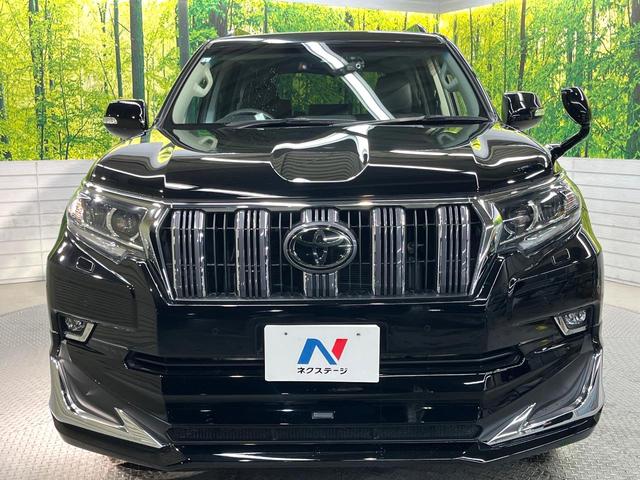 ランドクルーザープラド TX モデリスタエアロ 4WD 後期 SDナビ セーフティセンス レーダークルーズ バックカメラ ブラックルーフレール 禁煙車 ドラレコ クリアランスソナー レーンキープ スマートキー LEDヘッド(14枚目)