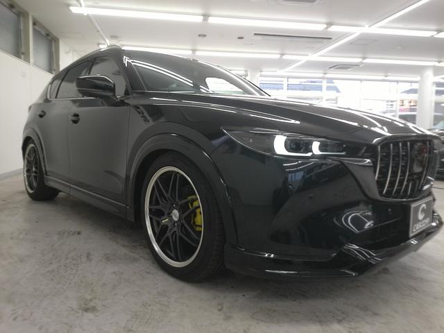 ＣＸ－５ ２５Ｓ　スポーツアピアランス　ワンオーナー　カスタムカー　運転支援システム　３６０°カメラ　エアロ　社外グリル　車高調　社外アルミ　黒革シート　パワーバックドア　ステアリングヒーター　シートヒーター　パワーシート　ＳＤナビ（19枚目）