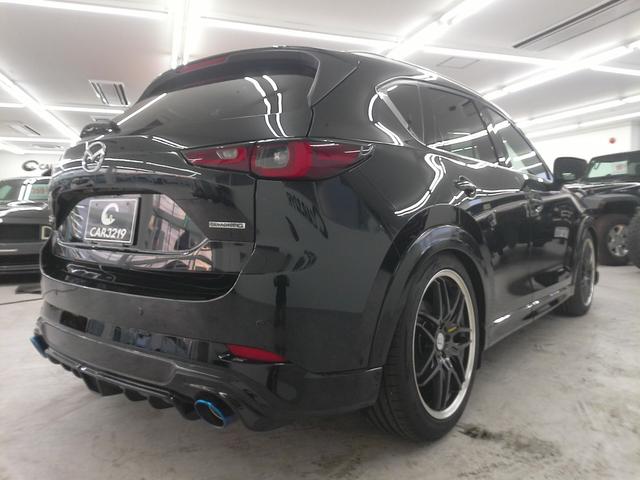 ＣＸ－５ ２５Ｓ　スポーツアピアランス　ワンオーナー　カスタムカー　運転支援システム　３６０°カメラ　エアロ　社外グリル　車高調　社外アルミ　黒革シート　パワーバックドア　ステアリングヒーター　シートヒーター　パワーシート　ＳＤナビ（21枚目）