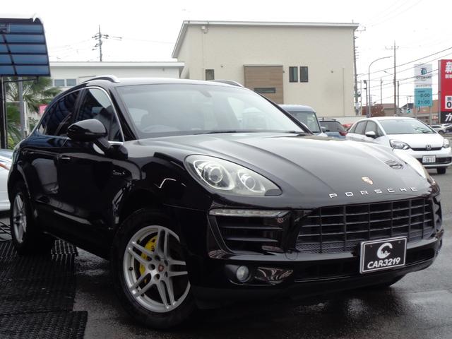 マカン マカンS 純正SDナビ 地デジ BT接続 バックカメラ ETC サイドカメラ パワーバックドア 半革シート パワーシート イエローキャリパー ステアリングスイッチ パドルシフト 純正18インチAW(8枚目)