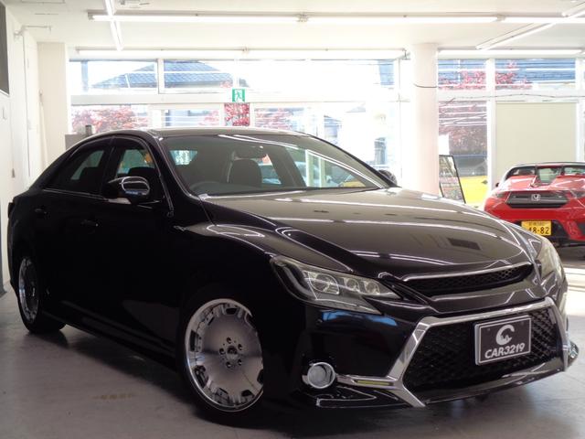 マークＸ 　Ｇ’Ｓ仕様　社外ヘッド＆テールランプ　純正ＨＤＤナビ　ＢＴ接続　バックカメラ　ＥＴＣ　トランクスポイラー　パワーシート　パドルシフト　ステアリングスイッチ　スポーツモード　アミスタット１８ＡＷ（8枚目）