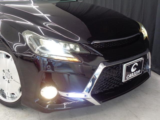 マークＸ 　Ｇ’Ｓ仕様　社外ヘッド＆テールランプ　純正ＨＤＤナビ　ＢＴ接続　バックカメラ　ＥＴＣ　トランクスポイラー　パワーシート　パドルシフト　ステアリングスイッチ　スポーツモード　アミスタット１８ＡＷ（34枚目）