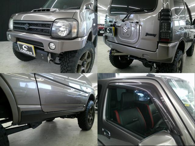 ジムニー クロスアドベンチャー　リフトアップカスタムカー　社外エアロ　社外アルミ　マッドタイヤ　ステッドプレート　ステップガード　社外マフラー　社外テール　シートヒーター　ディスプレイオーディオ　ドラレコ（7枚目）