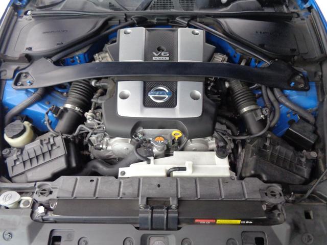 フェアレディZ ベースグレード ローダウン 純正6速 VERZ20AW 純正ナビ 地デジ BT接続 ETC バックカメラ M/S HIDライト オートエアコン スマートキー プッシュスタート ルマンブルー MOMOステア(26枚目)