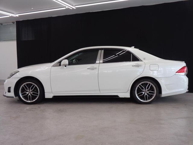 クラウン アスリート　ＢＬＡＣＫＰＥＡＲＬエアロ　ＡＭＥ１８ＡＷ　純正ＨＤＤナビ　地デジ　ＢＴ接続　バックカメラ　サイドカメラ　ＥＴＣ　ドラレコ　シートヒーター　ベンチレーション　クルコン　ＨＩＤ　パワーシート　黒革シート（11枚目）