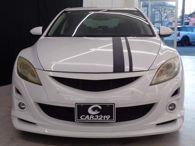 アテンザスポーツ ２５Ｚ　エアロパーツ　ＨＫＳマフラー　純正６速ＭＴ　ＢＯＳＥサウンド　ＨＤＤナビ　地デジ　バックカメラ　ドラレコ　ＥＴＣ　クルコン　パワーシート　ハーフレザー　ＨＩＤ　フォグランプ　ＤＳＣ　社外１８ＡＷ（6枚目）