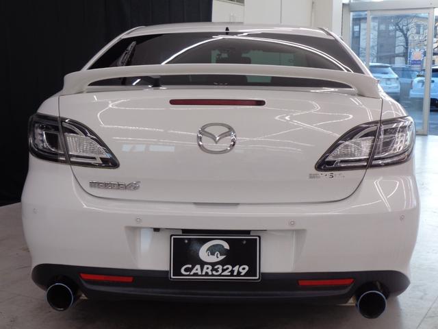 アテンザスポーツ ２５Ｚ　エアロパーツ　ＨＫＳマフラー　純正６速ＭＴ　ＢＯＳＥサウンド　ＨＤＤナビ　地デジ　バックカメラ　ドラレコ　ＥＴＣ　クルコン　パワーシート　ハーフレザー　ＨＩＤ　フォグランプ　ＤＳＣ　社外１８ＡＷ（7枚目）