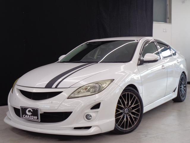 アテンザスポーツ ２５Ｚ　エアロパーツ　ＨＫＳマフラー　純正６速ＭＴ　ＢＯＳＥサウンド　ＨＤＤナビ　地デジ　バックカメラ　ドラレコ　ＥＴＣ　クルコン　パワーシート　ハーフレザー　ＨＩＤ　フォグランプ　ＤＳＣ　社外１８ＡＷ（9枚目）