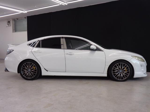 アテンザスポーツ ２５Ｚ　エアロパーツ　ＨＫＳマフラー　純正６速ＭＴ　ＢＯＳＥサウンド　ＨＤＤナビ　地デジ　バックカメラ　ドラレコ　ＥＴＣ　クルコン　パワーシート　ハーフレザー　ＨＩＤ　フォグランプ　ＤＳＣ　社外１８ＡＷ（10枚目）