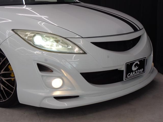 アテンザスポーツ ２５Ｚ　エアロパーツ　ＨＫＳマフラー　純正６速ＭＴ　ＢＯＳＥサウンド　ＨＤＤナビ　地デジ　バックカメラ　ドラレコ　ＥＴＣ　クルコン　パワーシート　ハーフレザー　ＨＩＤ　フォグランプ　ＤＳＣ　社外１８ＡＷ（36枚目）