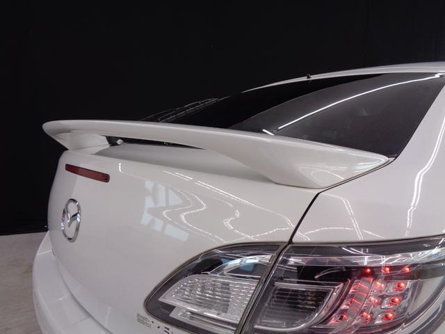 アテンザスポーツ ２５Ｚ　エアロパーツ　ＨＫＳマフラー　純正６速ＭＴ　ＢＯＳＥサウンド　ＨＤＤナビ　地デジ　バックカメラ　ドラレコ　ＥＴＣ　クルコン　パワーシート　ハーフレザー　ＨＩＤ　フォグランプ　ＤＳＣ　社外１８ＡＷ（37枚目）