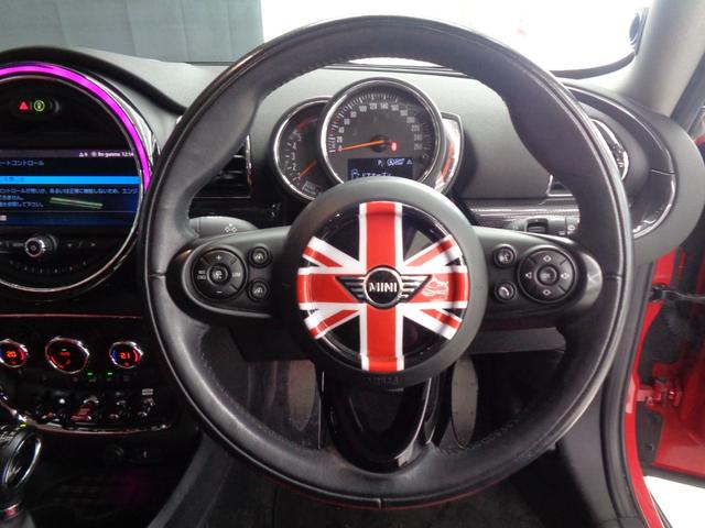 MINI クーパーSD クラブマン インテリジェントセーフティ 衝突警告 ACC 純正ナビ BT接続 バックカメラ ETC ドラレコ アイドリングストップ スポーツモード LEDライト オートライト 革調シートカバー 純正17AW(27枚目)