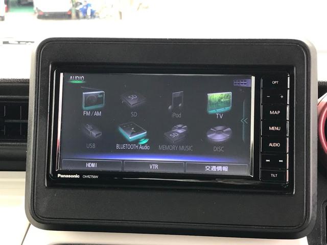 スペーシア ハイブリッドＧ　純正ナビＴＶフルセグ・スマホ連携＆バックカメラ・前後ドライブレコーダー・後席モニター付き　両側（手動）スライドドア　スマートキー　ベンチシート　フルフラットシート　ＤＶＤ　ＣＤ　ミュージックサーバー（3枚目）