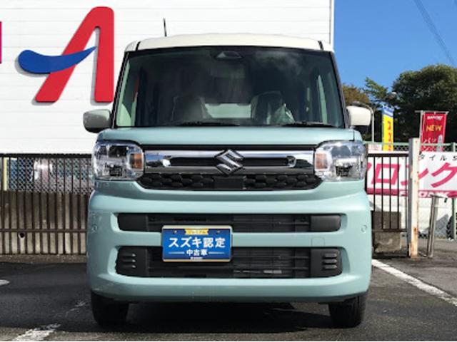 スペーシア ハイブリッドＸ　ディスプレイオーディオ・スマホ連携グーグルナビ＆バックアイカメラ　セ－フティーサポート　運転席・助手席シートヒーター　ＬＥＤ　両側（電動）スライドドア　スマートキー　ベンチシート　フルフラットシート（6枚目）