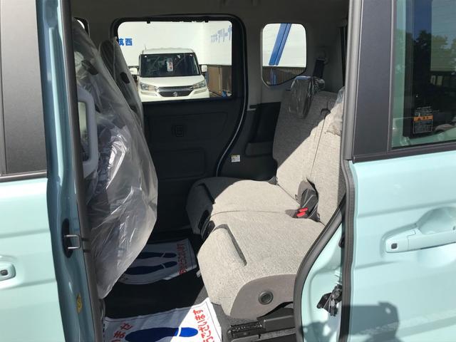 スペーシア ハイブリッドＸ　ディスプレイオーディオ・スマホ連携グーグルナビ＆バックアイカメラ　セ－フティーサポート　運転席・助手席シートヒーター　ＬＥＤ　両側（電動）スライドドア　スマートキー　ベンチシート　フルフラットシート（10枚目）