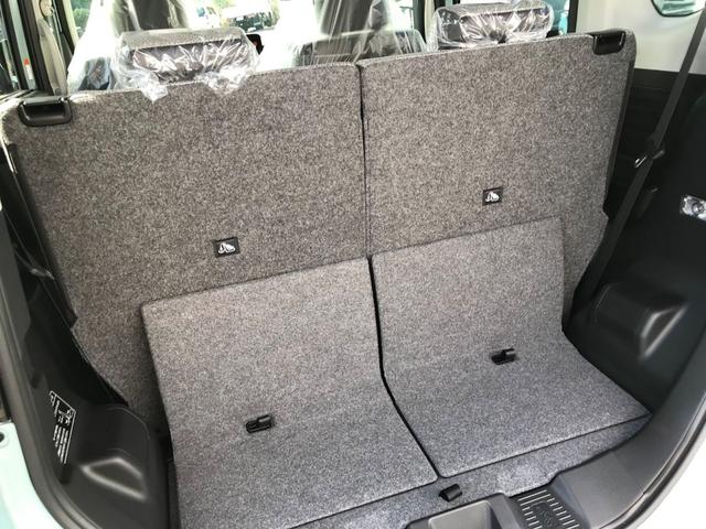 スペーシア ハイブリッドＸ　ディスプレイオーディオ・スマホ連携グーグルナビ＆バックアイカメラ　セ－フティーサポート　運転席・助手席シートヒーター　ＬＥＤ　両側（電動）スライドドア　スマートキー　ベンチシート　フルフラットシート（12枚目）