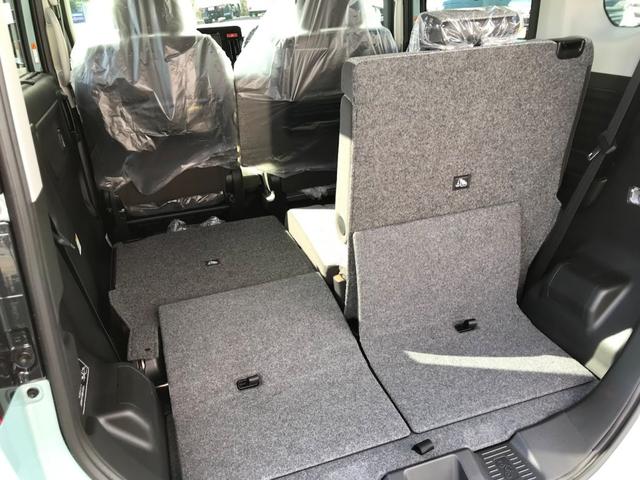 スペーシア ハイブリッドＸ　ディスプレイオーディオ・スマホ連携グーグルナビ＆バックアイカメラ　セ－フティーサポート　運転席・助手席シートヒーター　ＬＥＤ　両側（電動）スライドドア　スマートキー　ベンチシート　フルフラットシート（13枚目）