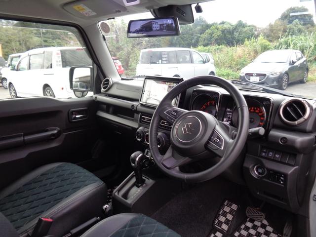 ジムニーシエラ ＪＣ　ＤＡＭＤリトルＧコンプリート　１６インチ　オープンカントリー　９型ナビ　ＤＶＤ再生　ＣＤ　Ｂｌｕｅｔｏｏｔｈ　フルセグＴＶ　Ｂカメラ　ＥＴＣ　デジタルミラー　ＤＡＭＤシートカバー　ＬＥＤテール　取記録（15枚目）