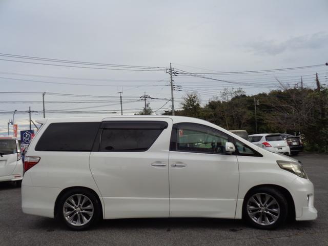 アルファード 240S TRDエアロ HIDライト 18インチ スマートキー プッシュスタート ALPINEビックX9型ナビ&10.2型フィリップダウン DVD再生 Bluetooth 地デジTV 両側パワスラ 取説記録(5枚目)