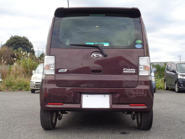 ムーヴコンテ カスタム　Ｇ　純正フルエアロ　１４インチ　ディスチャージヘッドライト　フォグ　ＷエアＢ　ＡＢＳ　スマートキー　メモリーナビ　ＣＤ　ワンセグＴＶ　ＥＴＣ　ベンチシート　プライバシーガラス　走行７２９００キロ　取説記録（4枚目）