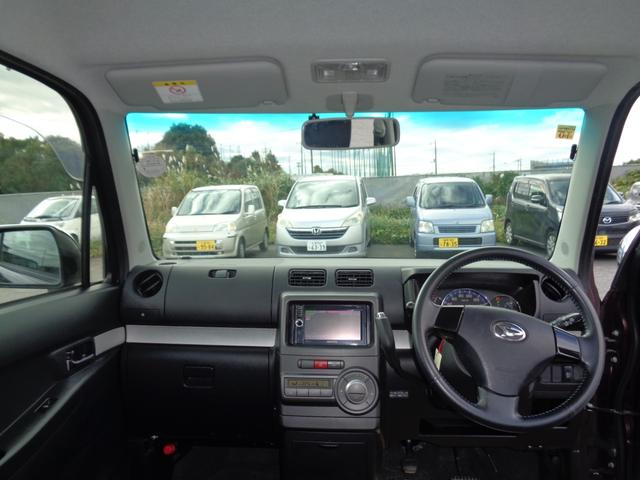 ムーヴコンテ カスタム　Ｇ　純正フルエアロ　１４インチ　ディスチャージヘッドライト　フォグ　ＷエアＢ　ＡＢＳ　スマートキー　メモリーナビ　ＣＤ　ワンセグＴＶ　ＥＴＣ　ベンチシート　プライバシーガラス　走行７２９００キロ　取説記録（16枚目）