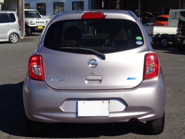 マーチ 12S Vパッケージ 14インチ WエアB ABS スマートキー プッシュスタート メモリーナビ DVD再生 CD Bluetooth フルセグTV プライバシーガラス タイミングチェーン 走行43000キロ 取説記録簿(4枚目)