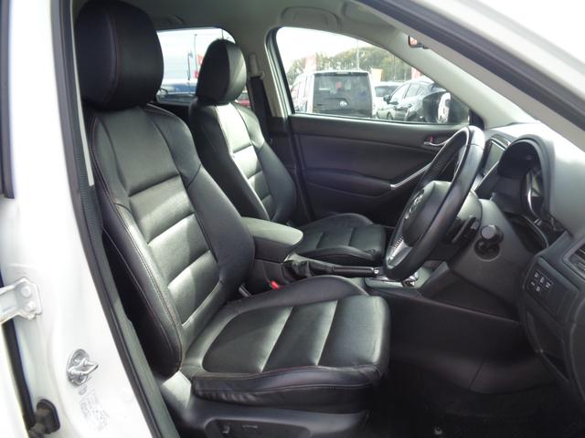 ＣＸ－５ ＸＤ　Ｌパッケージ　１６インチ　ディーゼルターボ　４ＷＤ　ＨＩＤライト　フォグ　スマートキー　プッシュスタート　メモリーナビ　ＤＶＤ再生　ＣＤ　Ｂｌｕｅｔｏｏｔｈ　フルセグＴＶ　Ｂカメラ　本革シート　シートヒーター（14枚目）