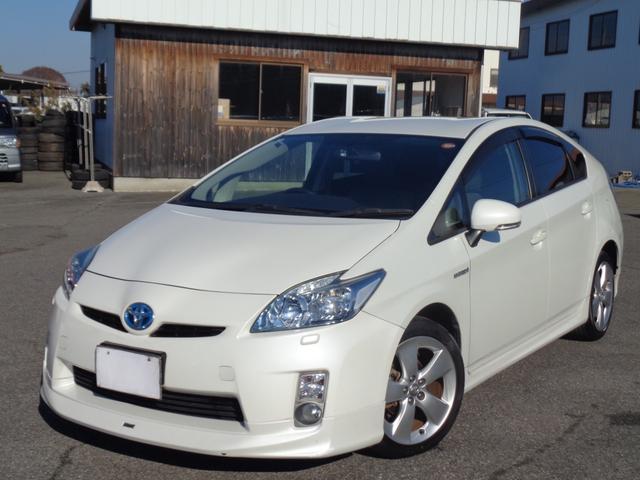 プリウス Sツーリングセレクション モデリスタエアロ 17インチ LEDヘッドライト スマートキー プッシュスタート HDDナビ DVD再生 CD Bluetooth フルセグTV Bカメラ ETC ステアリモコン 走行75300キロ(7枚目)