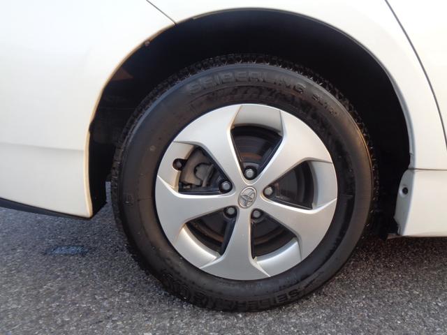 プリウス S LEDヘッドライト フォグ 15インチ スマートキー プッシュスタート HDDナビ DVD再生 CD Bluetooth フルセグTV Bカメラ ETC シートヒーター 走行5.1万 取説記録 後期型(19枚目)