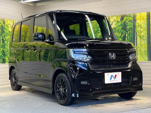 Ｎ－ＢＯＸカスタム Ｌ　スタイル＋ブラック　衝突軽減装置　アダプティブクルーズ　禁煙車　両側電動スライドドア　ＬＥＤヘッドランプ　シートヒーター　ブラックトリコットシート　革巻きステアリング　純正１４インチアルミ　スマートキー（17枚目）