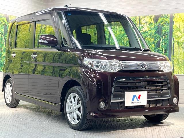 タント カスタムＸ　電動スライドドア　純正ＨＤＤナビ　バックカメラ　禁煙車　スマートキー　ＨＩＤヘッドランプ　ＥＴＣ　オートエアコン　純正１４インチアルミ　Ｂｌｕｅｔｏｏｔｈ　ＣＤ　ＤＶＤ再生　ファブリックシート（16枚目）