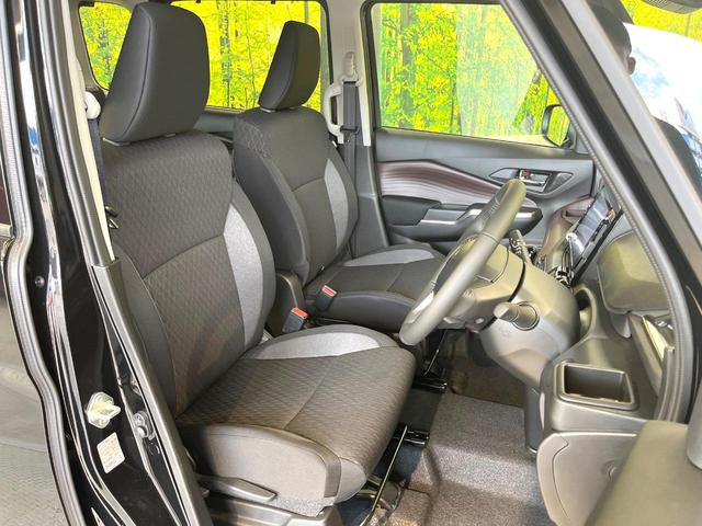 ソリオバンディット ハイブリッドMV 登録済未使用車 純正9インチナビ 両側電動ドア 全周囲カメラ 衝突被害軽減システム レーダークルーズ コーナーセンサー スマートキー LEDヘッド オートハイビーム 車線逸脱警報 オートライト(8枚目)