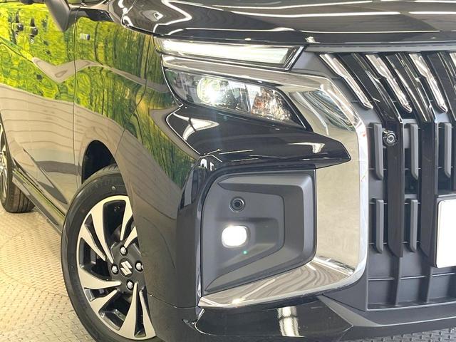 ソリオバンディット ハイブリッドMV 登録済未使用車 純正9インチナビ 両側電動ドア 全周囲カメラ 衝突被害軽減システム レーダークルーズ コーナーセンサー スマートキー LEDヘッド オートハイビーム 車線逸脱警報 オートライト(12枚目)