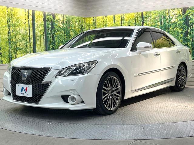 クラウンハイブリッド アスリートG サンルーフ メーカーHDDナビ スーパーライブサウンド 全周囲カメラ 衝突軽減装置 黒革シート シートベンチレーション パワーシート 禁煙車 純正18インチアルミ スマートキー HIDヘッド ETC(24枚目)