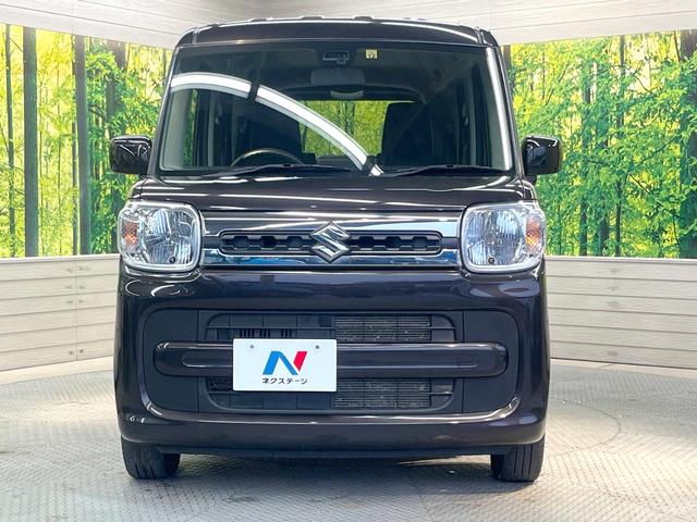 スペーシア ハイブリッドX 両側電動ドア 衝突被害軽減システム 禁煙車 シートヒーター スマートキー&プッシュスタート コーナーセンサー オートハイビーム オートライト オートエアコン アイドリングストップ 横滑り防止装置(14枚目)