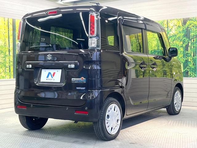 スペーシア ハイブリッドX 両側電動ドア 衝突被害軽減システム 禁煙車 シートヒーター スマートキー&プッシュスタート コーナーセンサー オートハイビーム オートライト オートエアコン アイドリングストップ 横滑り防止装置(17枚目)