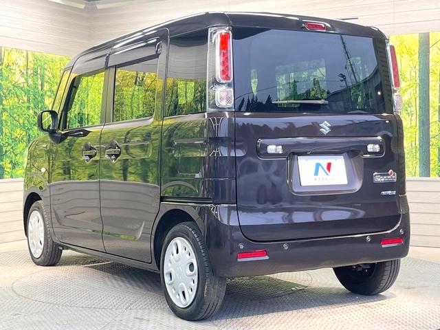 スペーシア ハイブリッドX 両側電動ドア 衝突被害軽減システム 禁煙車 シートヒーター スマートキー&プッシュスタート コーナーセンサー オートハイビーム オートライト オートエアコン アイドリングストップ 横滑り防止装置(24枚目)