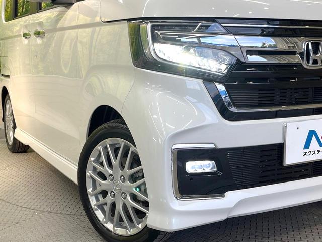 N-BOXカスタム Lターボ 両側電動ドア バックカメラ 衝突被害軽減システム レーダークルーズ 禁煙車 ハーフレザーシート ドラレコ コーナーセンサー スマートキー LEDヘッド ビルトインETC オートハイビーム(12枚目)