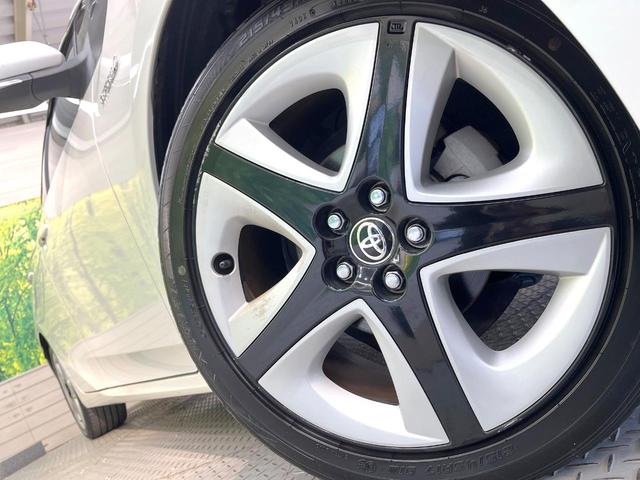 プリウス Aプレミアム ツーリングセレクション 純正SDナビ バックカメラ 衝突被害軽減システム レーダークルーズ レザーシート パワーシート コーナーセンサー スマートキー LEDヘッド ビルトインETC パークアシスト オートエアコン(13枚目)