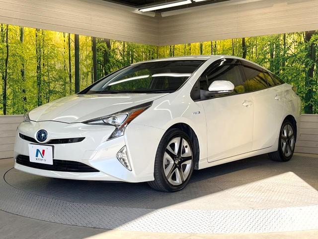 プリウス Aプレミアム ツーリングセレクション 純正SDナビ バックカメラ 衝突被害軽減システム レーダークルーズ レザーシート パワーシート コーナーセンサー スマートキー LEDヘッド ビルトインETC パークアシスト オートエアコン(23枚目)