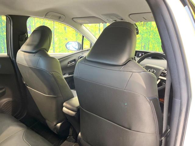 プリウス Aプレミアム ツーリングセレクション 純正SDナビ バックカメラ 衝突被害軽減システム レーダークルーズ レザーシート パワーシート コーナーセンサー スマートキー LEDヘッド ビルトインETC パークアシスト オートエアコン(46枚目)