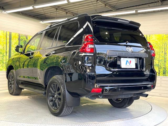 ランドクルーザープラド TX Lパッケージ マットブラックエディション 4WD サンルーフ 全周囲カメラ 衝突被害軽減システム レーダークルーズ 禁煙車 レザーシート 全席シートヒーター コーナーセンサー スマートキー LEDヘッド ETC2.0 オートハイビーム(27枚目)