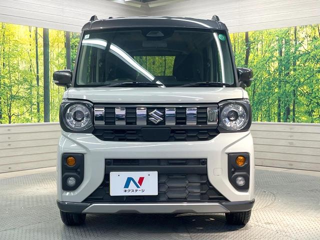 スペーシアギア ハイブリッドXZ 届出済未使用車 両側電動ドア 衝突被害軽減システム レーダークルーズ コーナーセンサー スマートキー LEDヘッド オートライト オートエアコン 純正14インチアルミ LEDフォグ(14枚目)